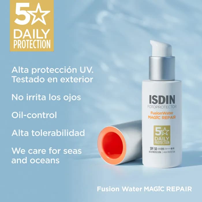 Imagen 2 de Isdin Fusion Water Magic Repair Spf50+ 50 Ml