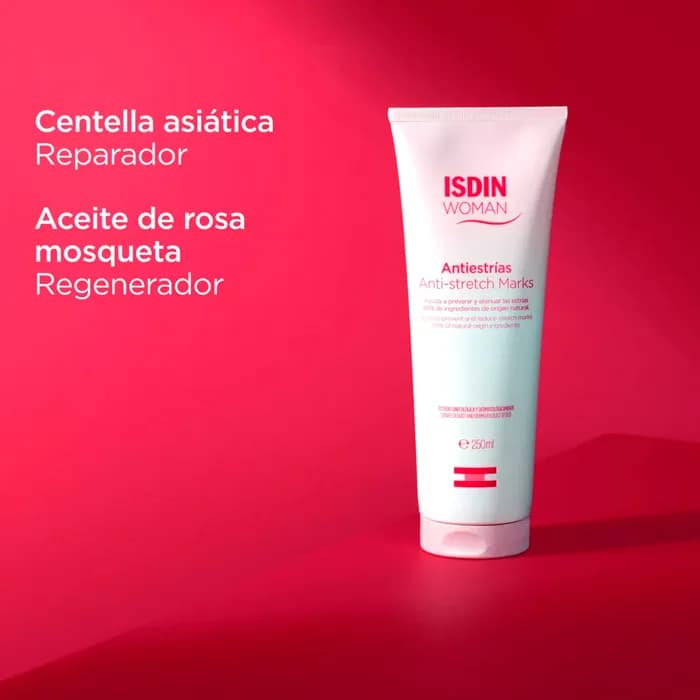 Imagen 3 de Woman Isdin Crema Antiestrías 250 Ml