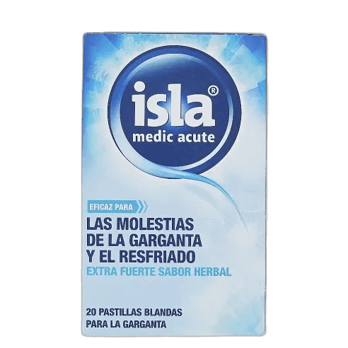 Imagen de ISLA MEDIC ACUTE 20 PASTILLAS BLANDAS SABOR HERBAL