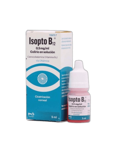 Imagen de ISOPTO B12 0,5 mg/ml COLIRIO EN SOLUCION 1 FRASCO 5 ml