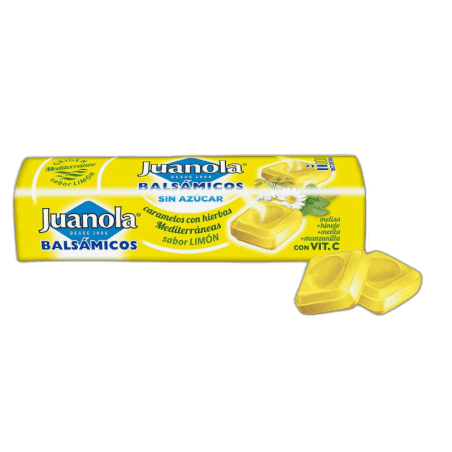 Imagen de JUANOLA CARAMELOS LIMON VIT C HIERB MEDI