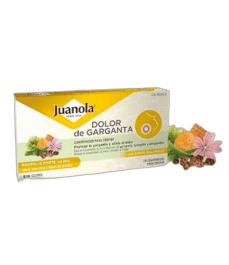 Imagen de JUANOLA DOLOR GARG PROPOLIS FORT 20 COM
