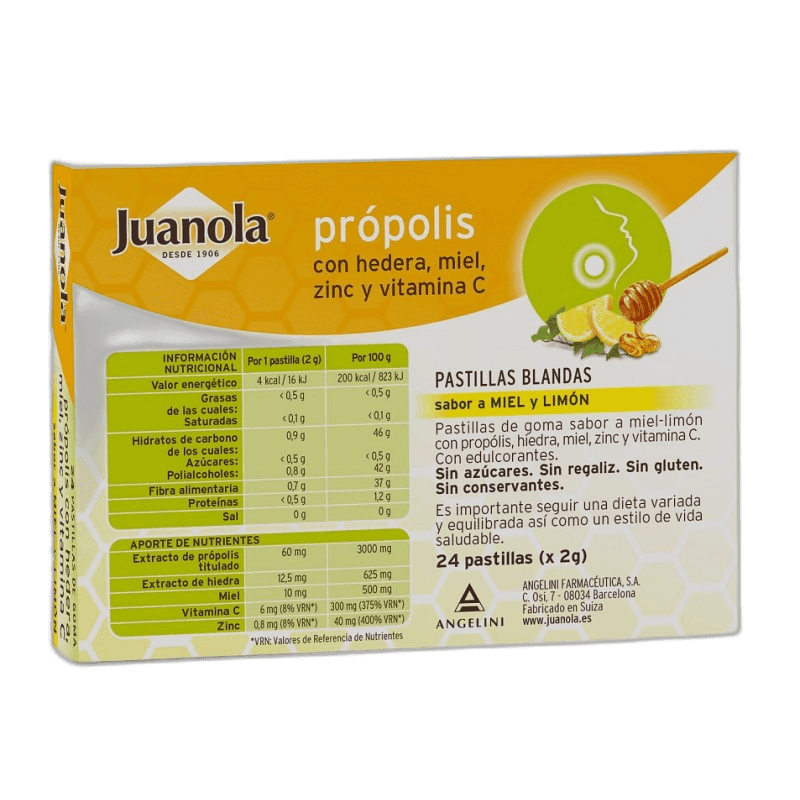Imagen de JUANOLA PROP HEDERA MIEL ZN VITC 24 PAST