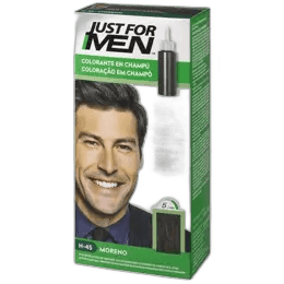 Imagen de JUST FOR MEN CHAMPU COLORANTE 1 ENVASE 66 ML TONO MORENO