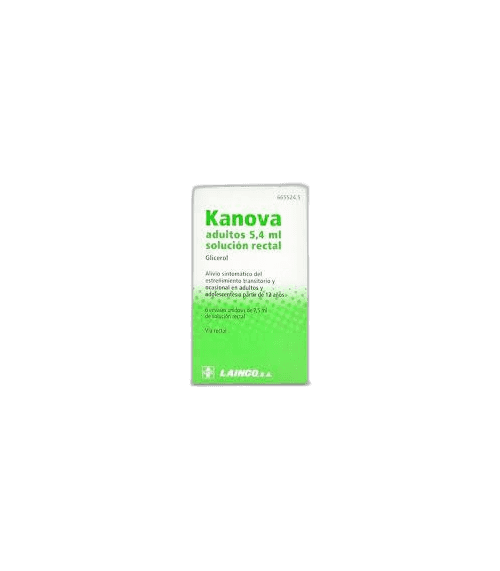 Imagen de KANOVA ADULTOS 6,75 g SOLUCION RECTAL 6 ENEMAS 7,5 ml