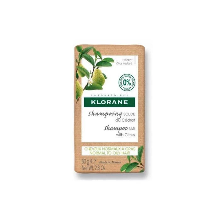 Imagen 2 de Klorane Champú Sólido a la Cidra 80 Gr