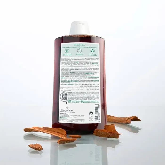 Imagen 2 de Klorane Quinina Champú Anticaída Fortificante y Estimulante 400 Ml