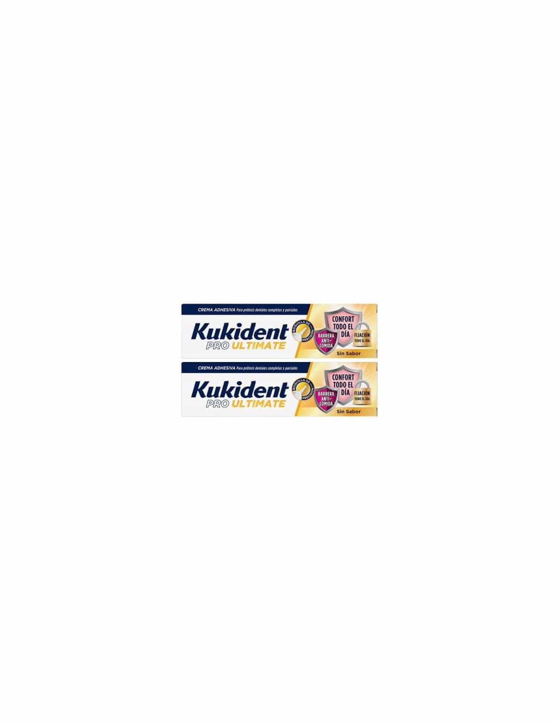 Imagen de Kukident Duplo Pro Ultimate 2X40 Gr Sin Sabor