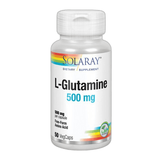 Imagen de L GLUTAMINA SOLARAY 500MG 50 VEGCAPSULAS