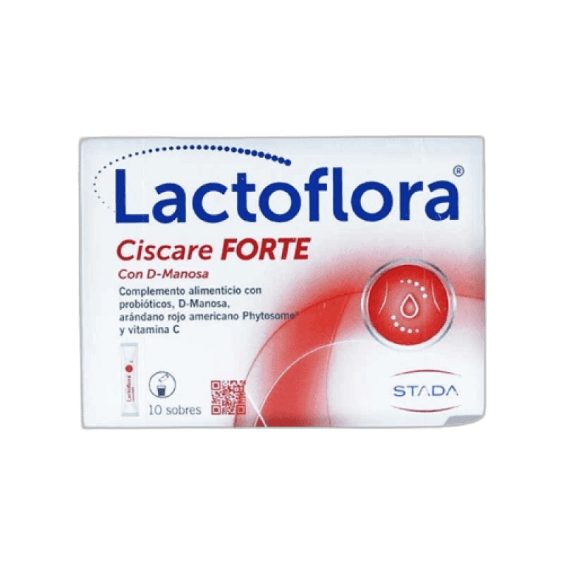 Imagen de LACTOFLORA CISCARE FORTE 10 SOBRES SABOR LIMON