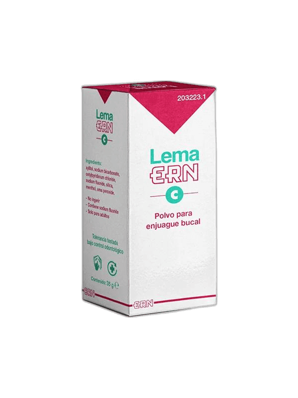 Imagen de LEMA ERN C POLVO PARA ENJUAGUE HIGIENIZANTE 1 FRASCO 35 G