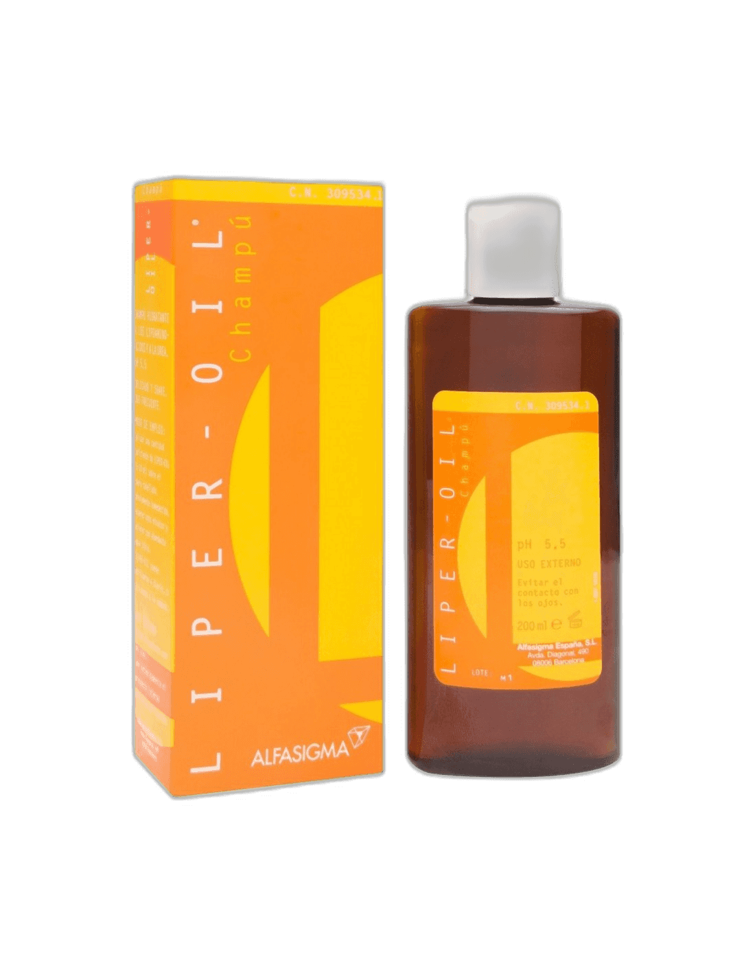Imagen de LIPER OIL CHAMPU 200 ML.