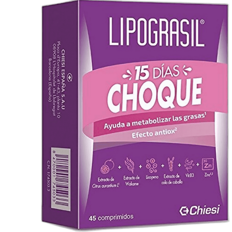 Imagen de LIPOGRASIL 15 DIAS CHOQUE 45 COMPRIMIDOS