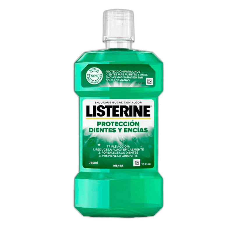 Imagen de LISTERINE PROTECCION DIENTES Y ENCIAS 1 BOTELLA 750 ML PACK