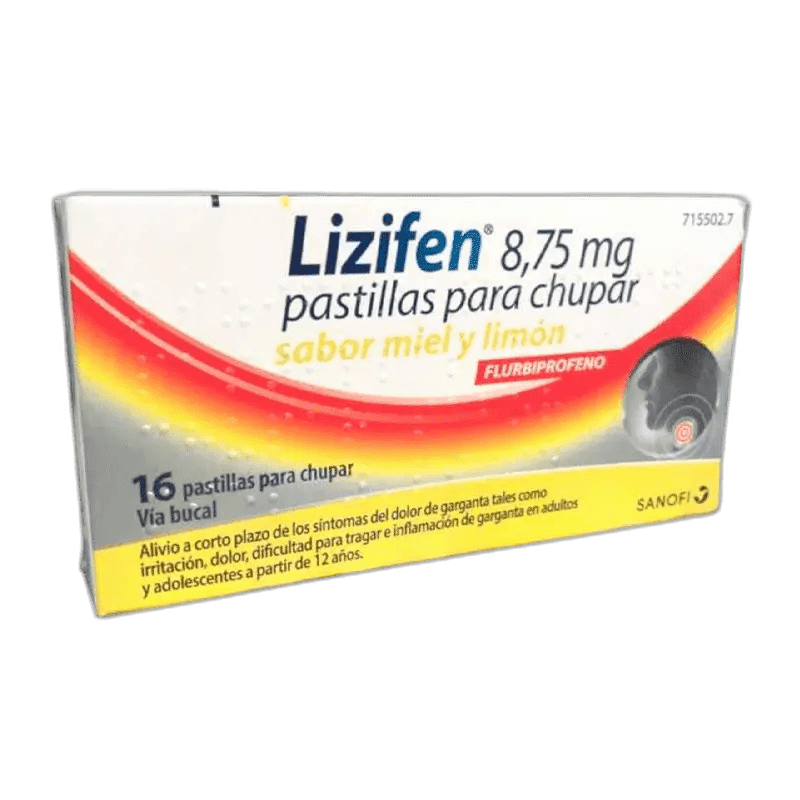 Imagen de LIZIFEN 8,75 mg 16 PASTILLAS PARA CHUPAR (SABOR MIEL Y LIMON)