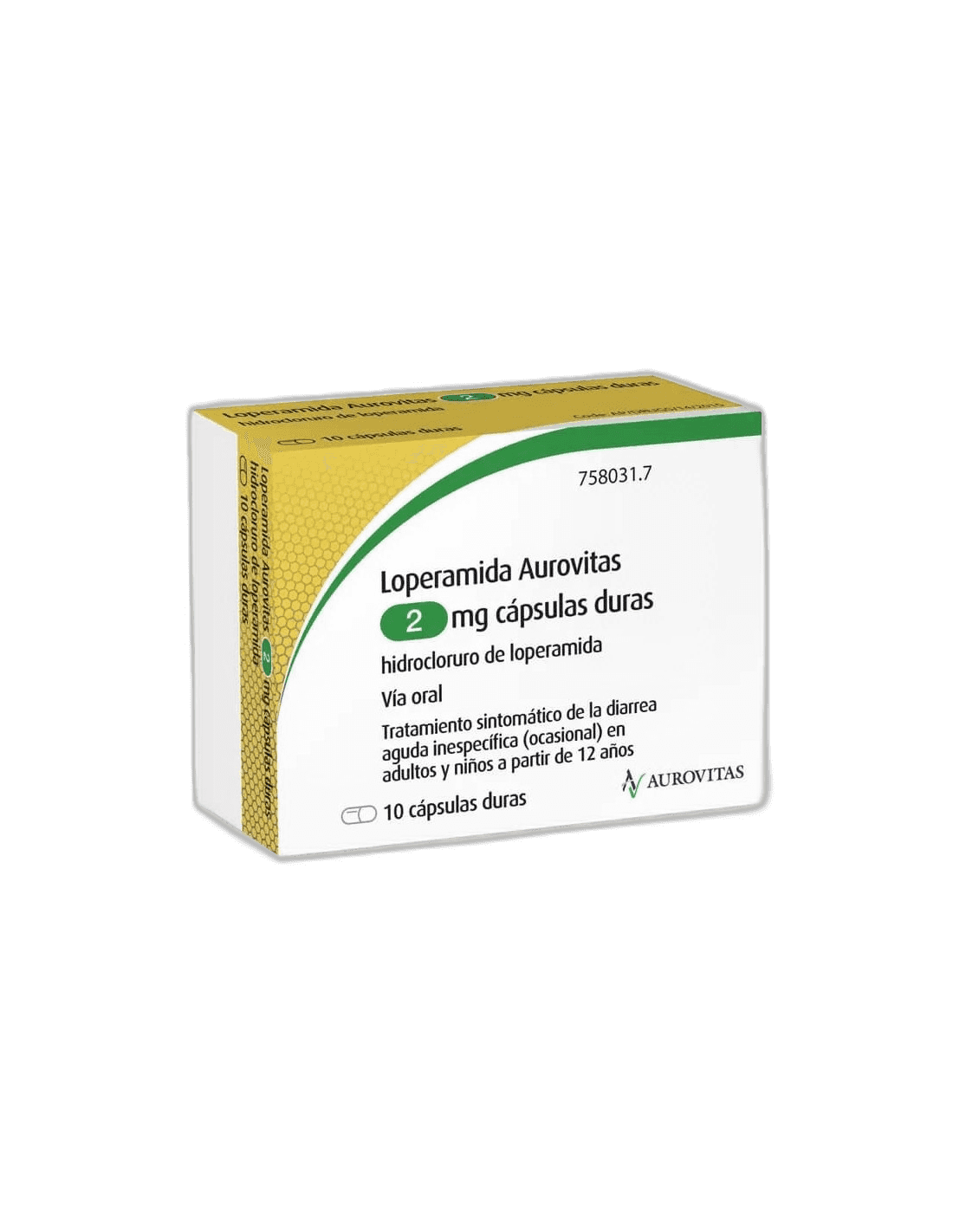 Imagen de LOPERAMIDA AUROVITAS 2 mg 10 CAPSULAS