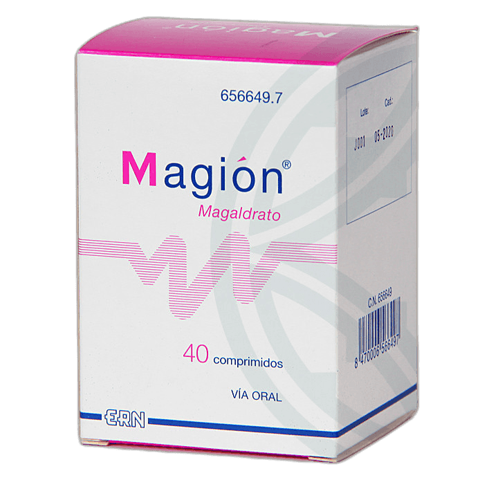 Imagen de MAGION 450 mg 40 COMPRIMIDOS MASTICABLES