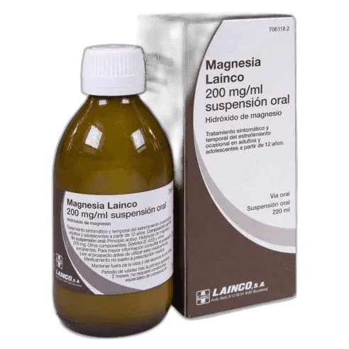 Imagen de MAGNESIA LAINCO 200 mg/ml SUSPENSION ORAL 1 FRASCO 220 ml