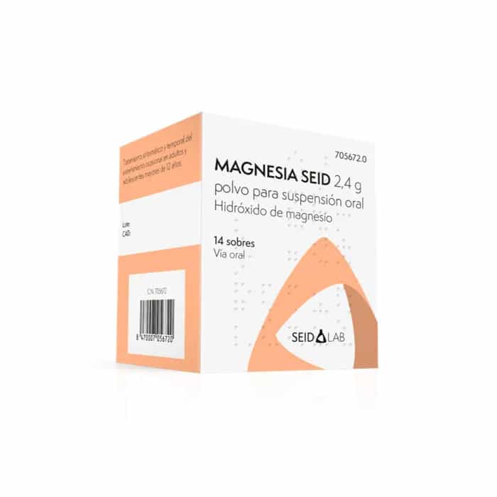 Imagen de Magnesia Seid 2,4 Gr Polvo Para Suspensión Oral 14 Sobres