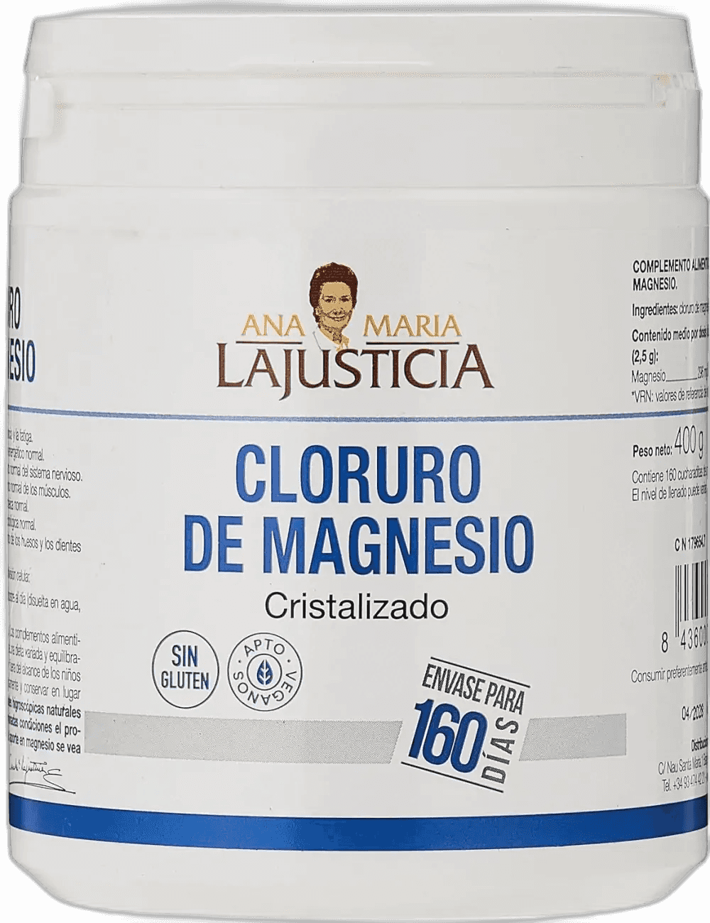 Imagen de MAGNESIO CLORURO 400G ANA M LAJUSTICIA