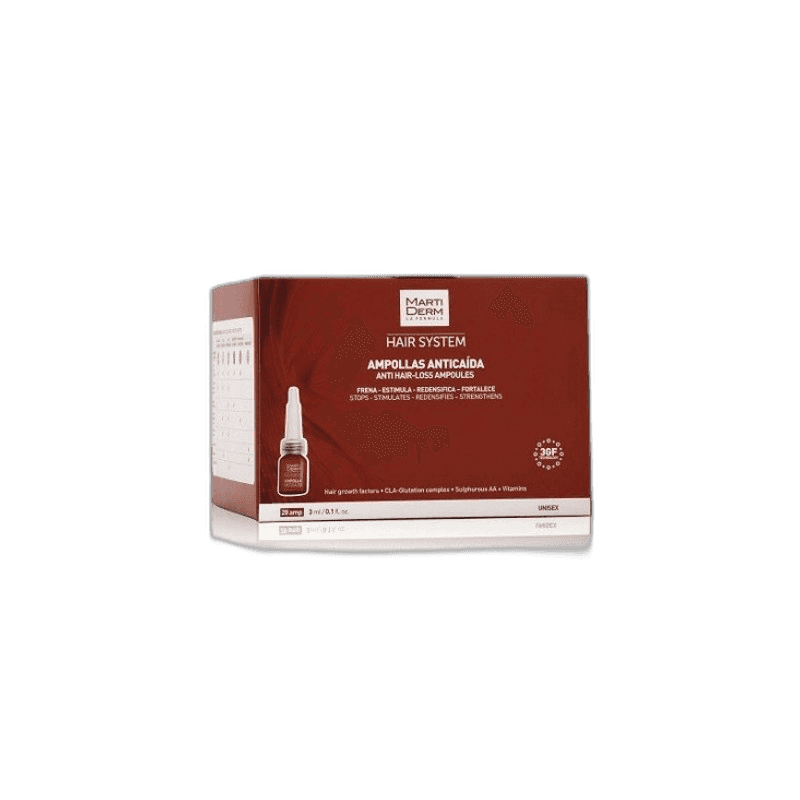 Imagen de MARTIDERM AMPOLLAS ANTICAIDA 28 AMPOLLAS 3 ML