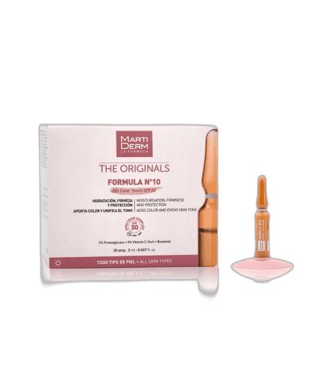 Imagen de MARTIDERM FORMULA Nº 10 HD COLOR TOUCH SPF 30 30 AMPOLLAS 2