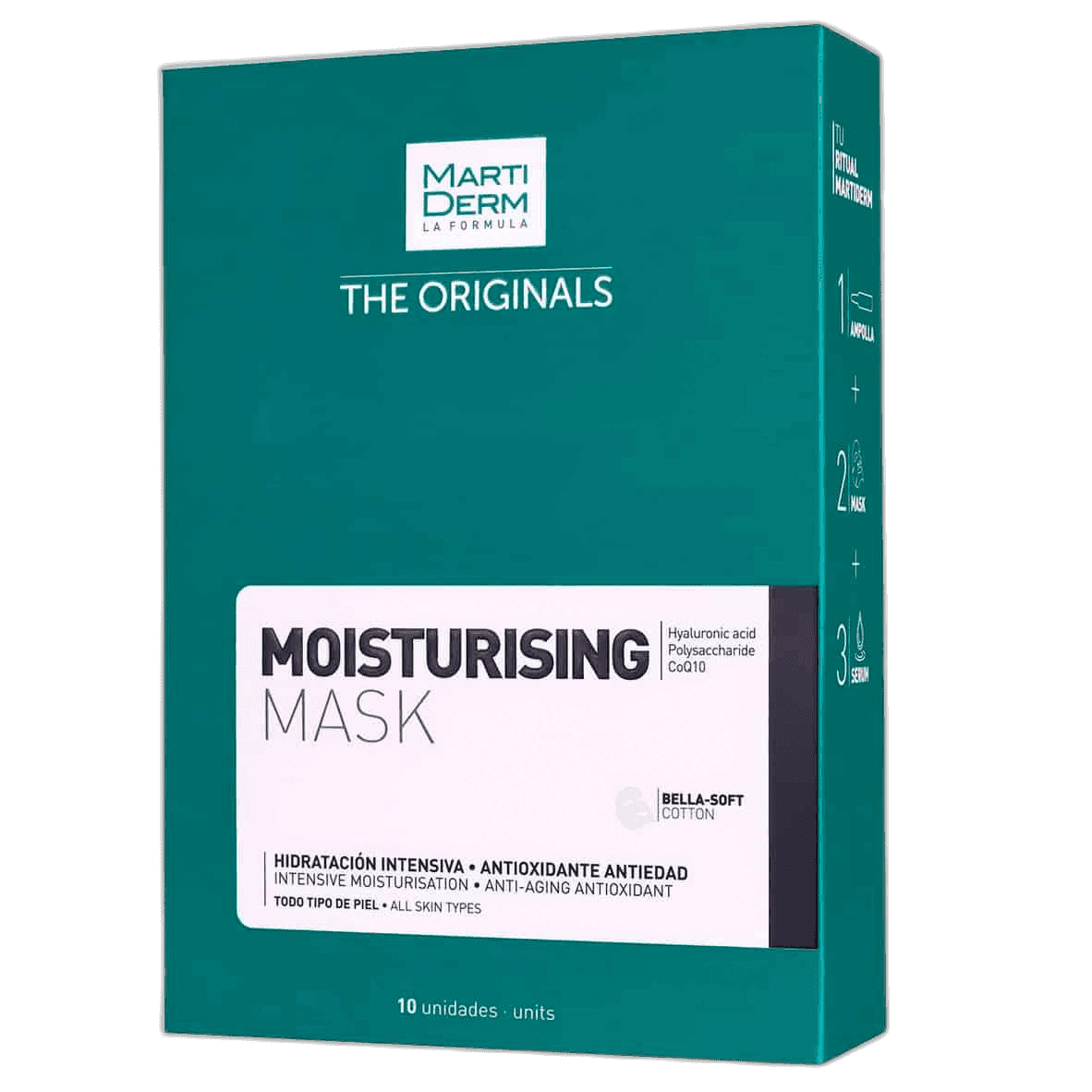 Imagen de MARTIDERM MOISTURING MASK 25 ML 10 UD