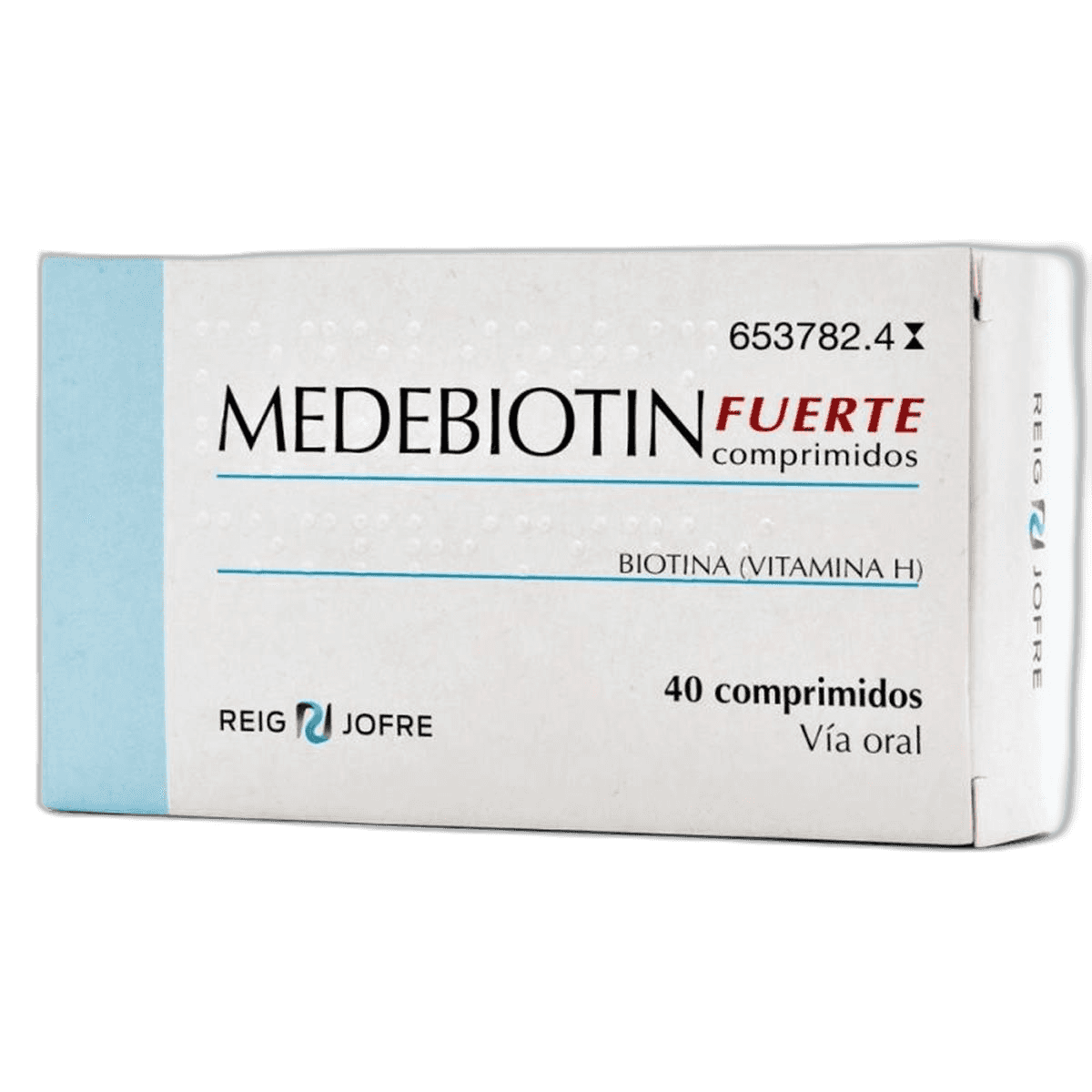 Imagen de MEDEBIOTIN FUERTE 5 mg 40 COMPRIMIDOS