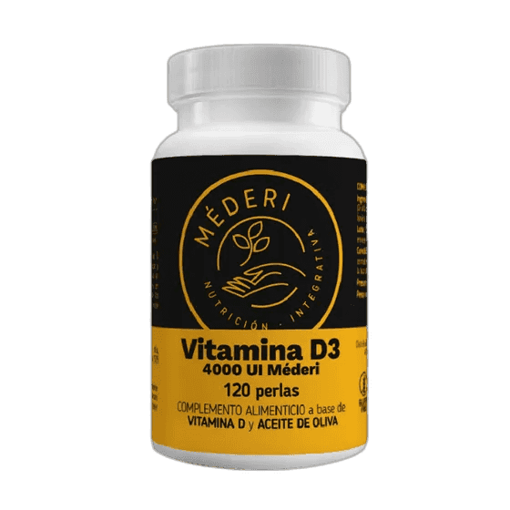 Imagen de MEDERI VITAMINA D3 4000 UI 120 PERLAS