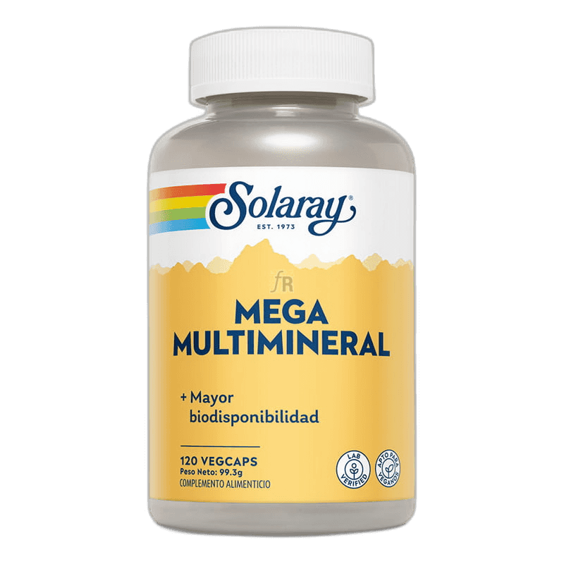 Imagen de MEGA MULTIMINERAL 120 CAPSULAS SOLARAY