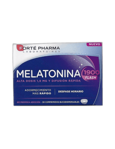 Imagen de MELATONINA FLASH 1900 30 COMPRIMIDOS BUCODISPERSABLES
