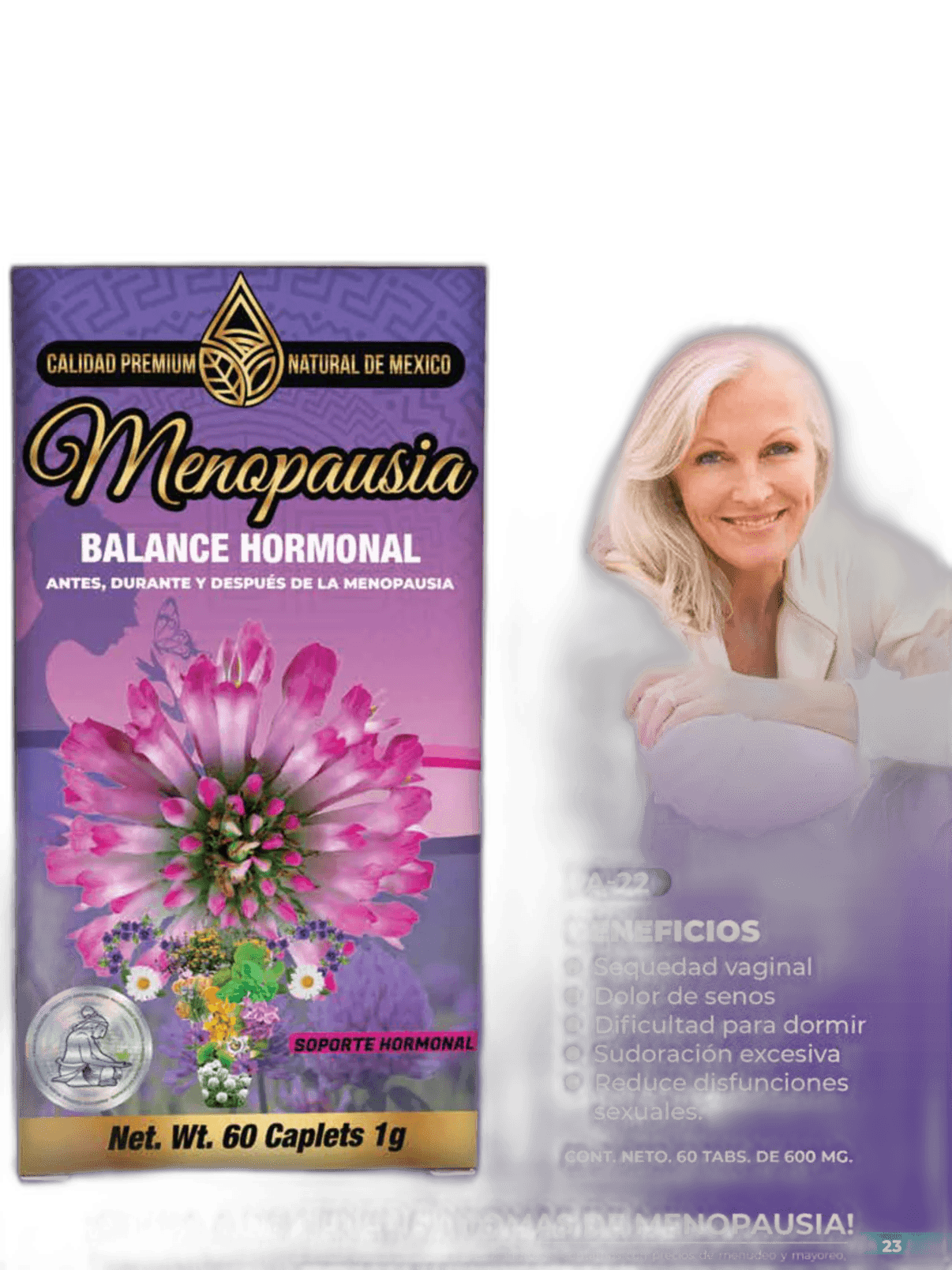 Imagen de MENOPAUSIA BALANCE 60 CAPSULAS BONUSAN