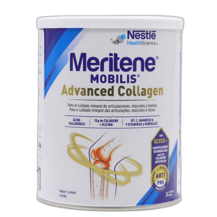 Imagen de MERITENE MOBILIS ADVANCED COLLAGEN 1 LATA 400 G SABOR LIMON
