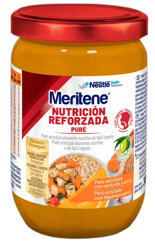 Imagen de MERITENE PURE PAVO ARROZ ZANAHORIA 300 G