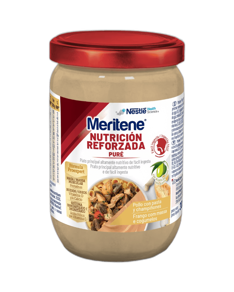 Imagen de MERITENE PURE POLLO PASTA CHAMP 300 G
