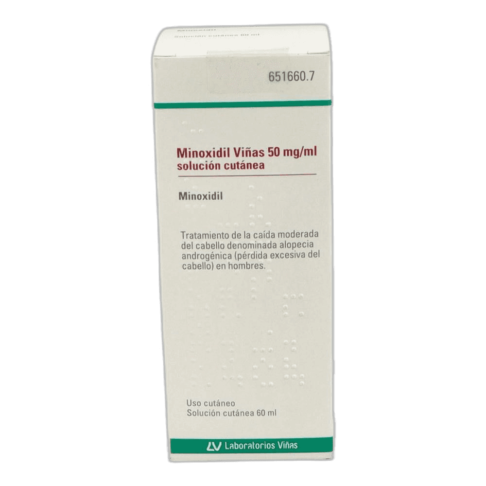 Imagen de MINOXIDIL VIÑAS 50 mg/ml SOLUCION CUTANEA 1 FRASCO 60 ml