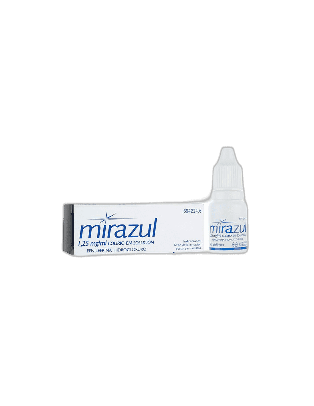 Imagen de MIRAZUL 1,25 mg/ml COLIRIO EN SOLUCION 1 FRASCO 10 ml