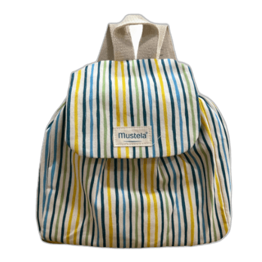 Imagen de MOCHILA MUSTELA LITTLEMOMENTS RAYAS PEQUEÑA