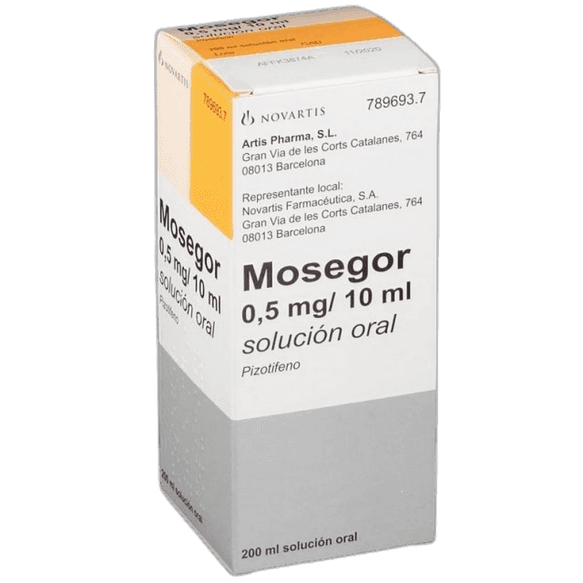 Imagen de MOSEGOR 0,25 mg/5 ml SOLUCION ORAL 1 FRASCO 200 ml