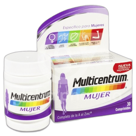 Imagen de MULTICENTRUM MUJER 30 COMPRIMIDOS 20% PROMOCION