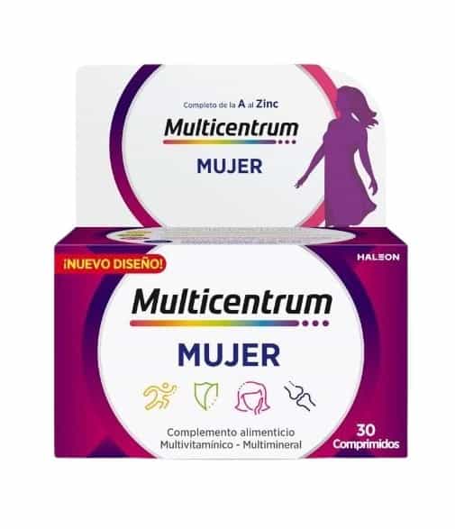 Imagen de MULTICENTRUM MUJER 30 COMPRIMIDOS