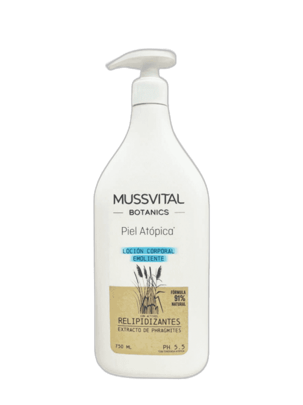 Imagen de MUSSVITAL BOTANICS LOCION EMOLIENTE PIEL ATOPICA 750 ML