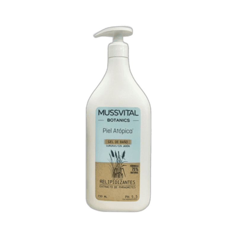 Imagen de MUSSVITAL ESSENTIALS BOTANICS GEL DE BAÑO PIEL TENDENCIA ATO