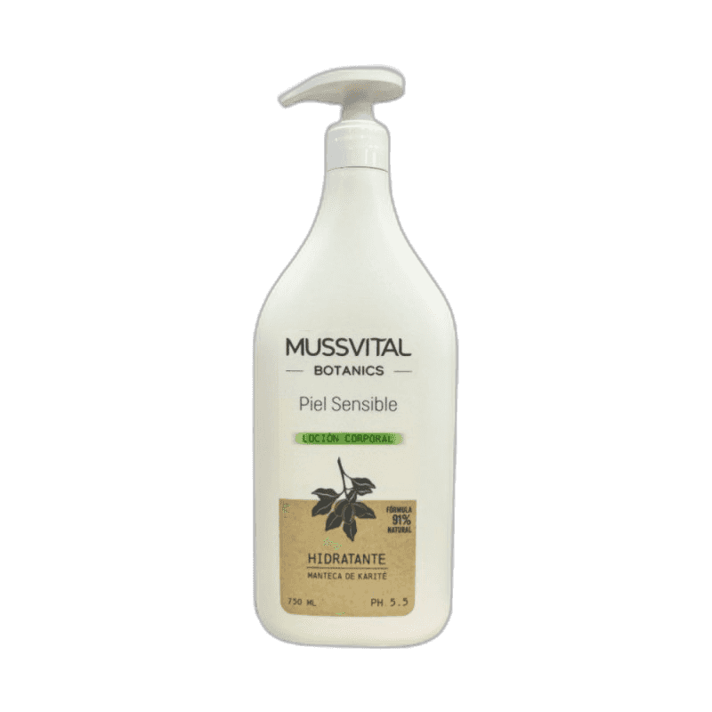 Imagen de MUSSVITAL ESSENTIALS BOTANICS LOCION CORPORAL PIEL SENSIBLE