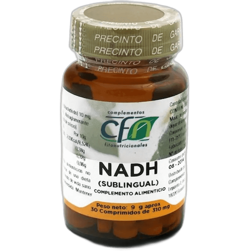 Imagen de NADH SUBLINGUAL 30 COMPRIMIDOS CFN