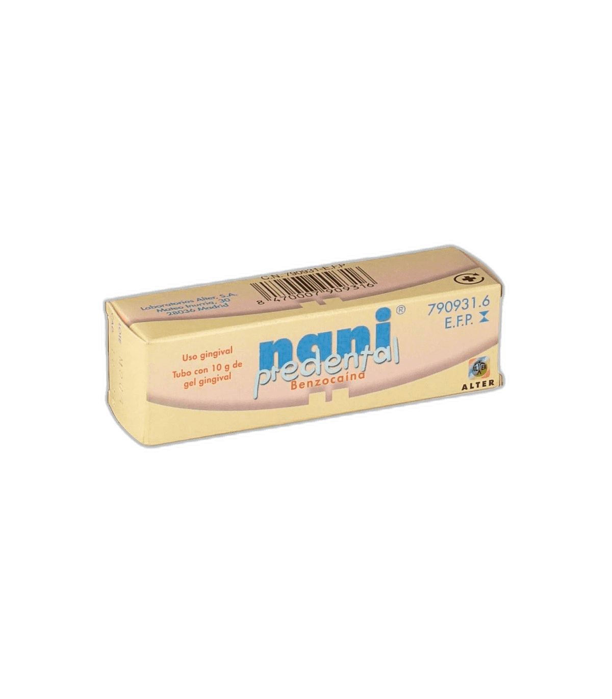 Imagen de NANI PREDENTAL 50 mg/g GEL GINGIVAL 1 TUBO 10 ml