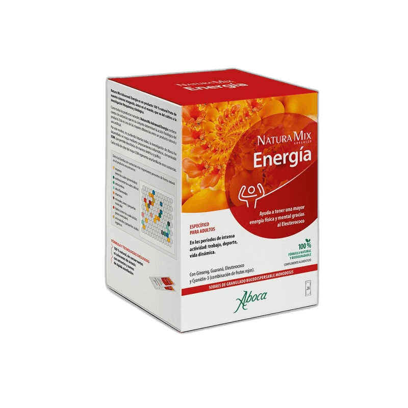 Imagen de NATURA MIX ADVANCED ENERGIA 20 + 8 SOBRES MONODOSIS BUCODIS