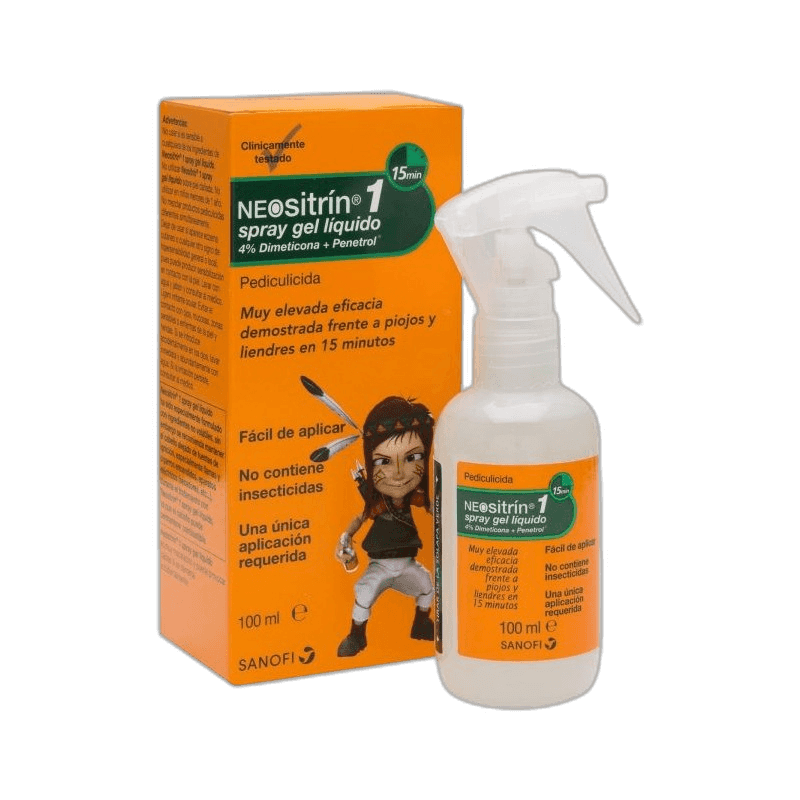 Imagen de NEOSITRIN CHAMPU + SPRAY ANTIPIOJOS 1 ENVASE 100 ML + 1 ENVA