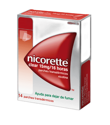 Imagen de NICORETTE CLEAR 15 mg/16 h 14 PARCHES TRANSDERMICOS