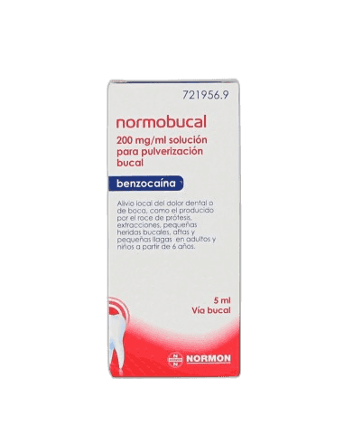 Imagen de NORMOBUCAL 200 mg/ml SOLUCION PARA PULVERIZACION BUCAL 1 FRASCO 5 ml